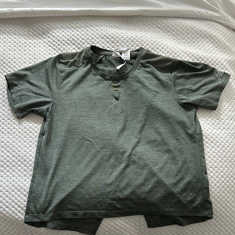 New balance Green Short Sleeve Shirt